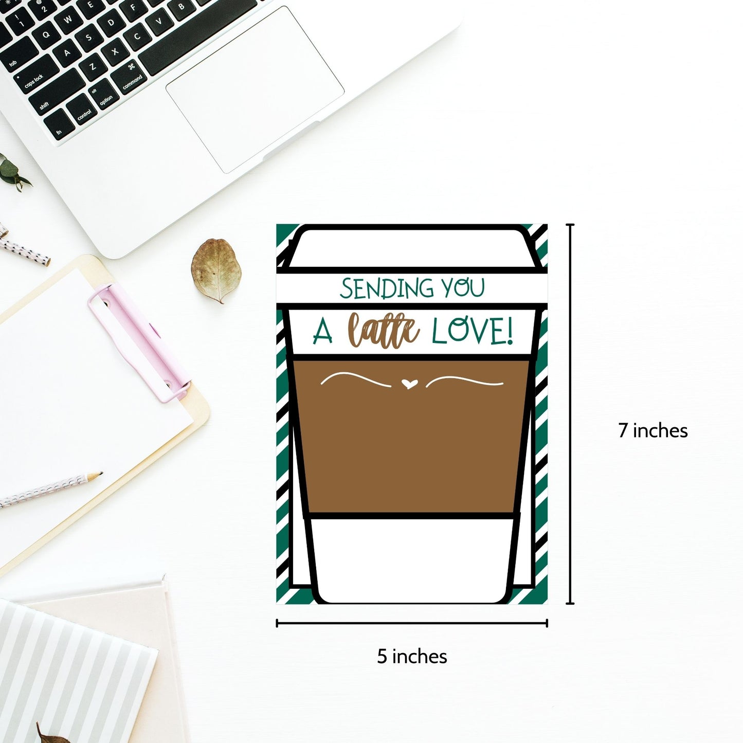 Printable Coffee Gift Card Holder for Students - Fun and Functional Design, Perfect for Any Occasion!