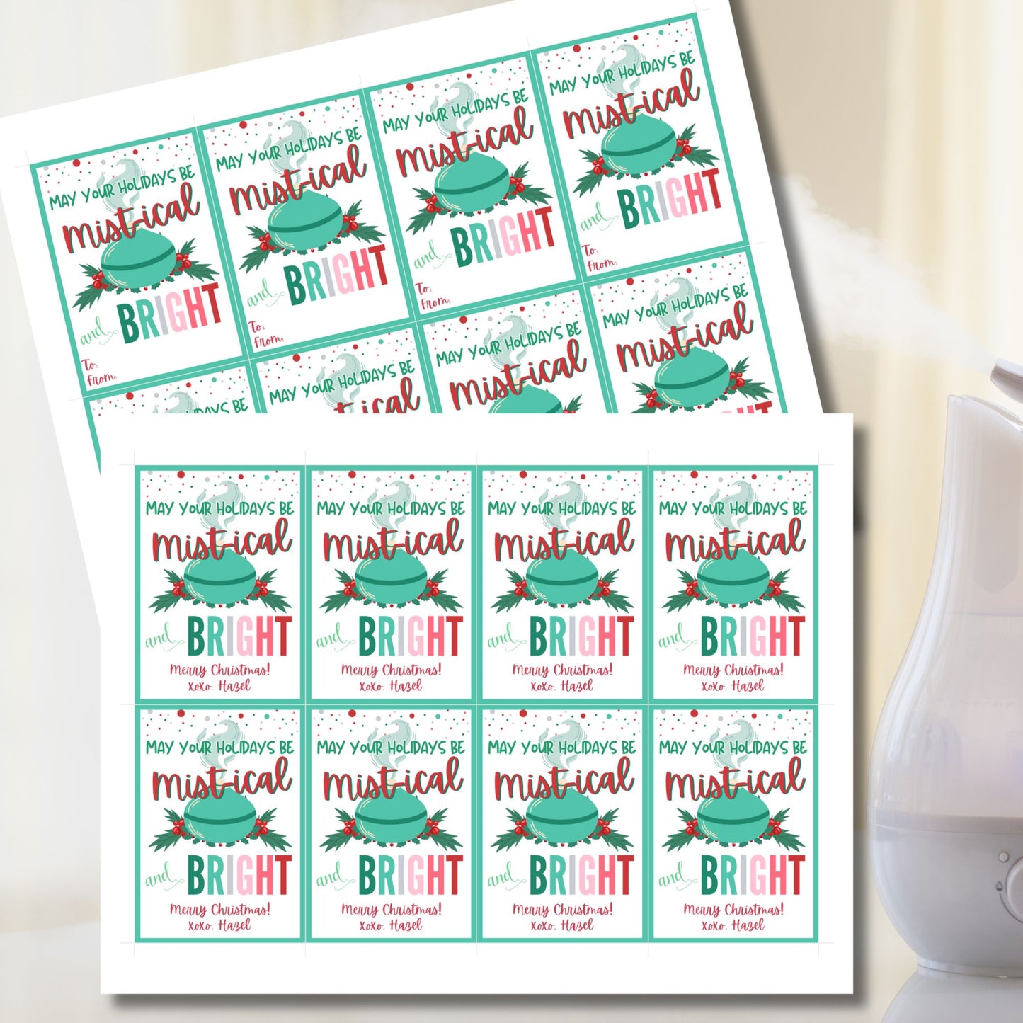 A festive Printable Santa’s Nice List card, sized 5x7 inches, featuring cheerful holiday designs and a classic Santa-approved message, perfect for celebrating those who made it to the Nice List this Christmas.