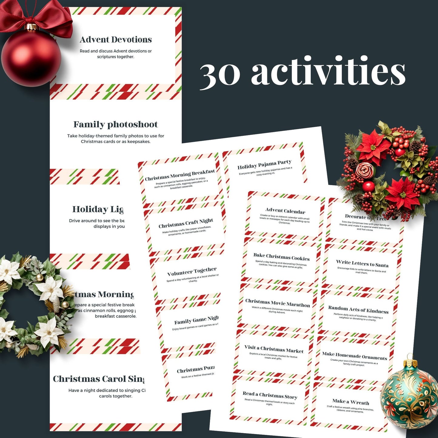 Festive Advent Activities - 30 Ideas to Create Magical Memories and Joyful Traditions for the Holidays