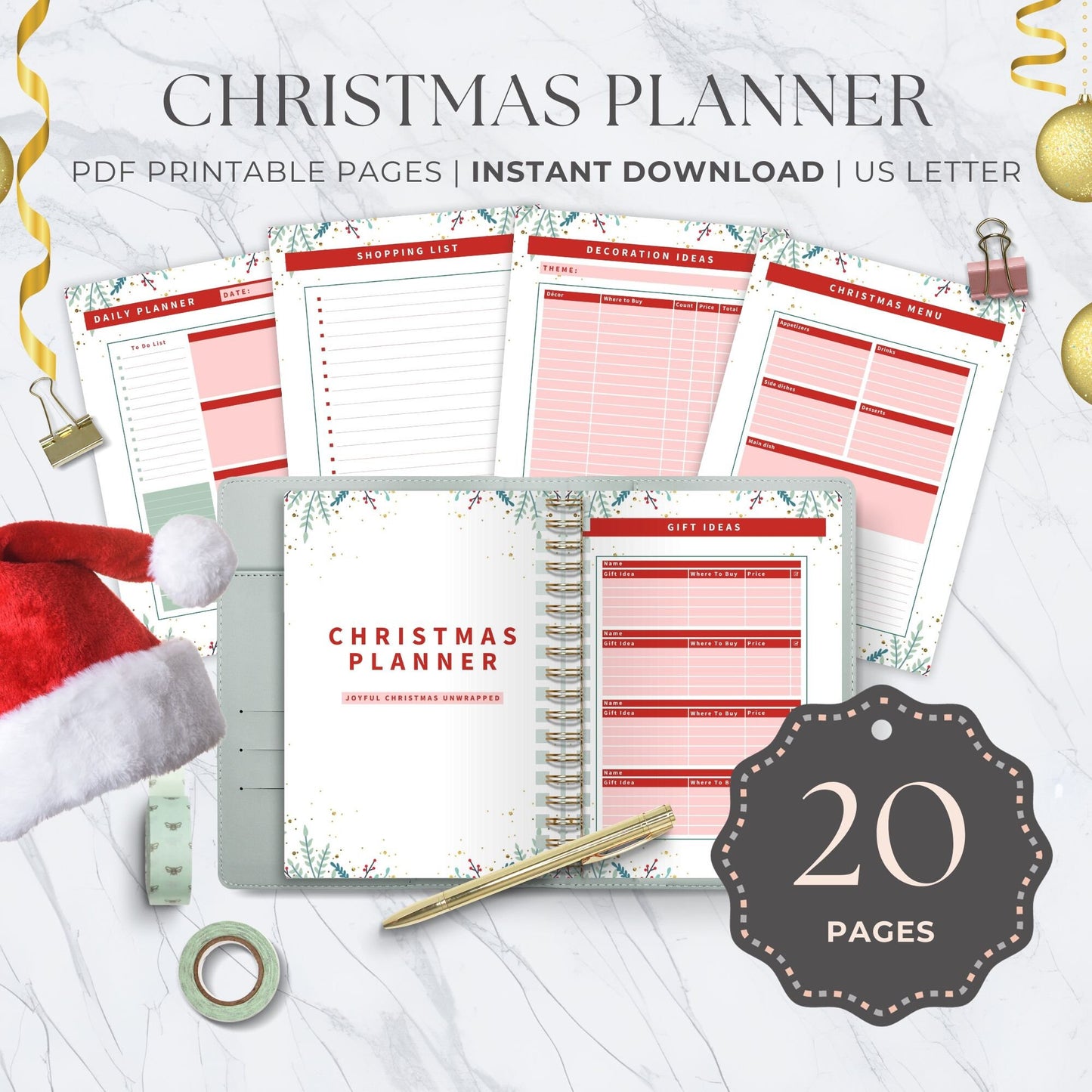 Festive Christmas Planner: Stay Organized this Holiday Season