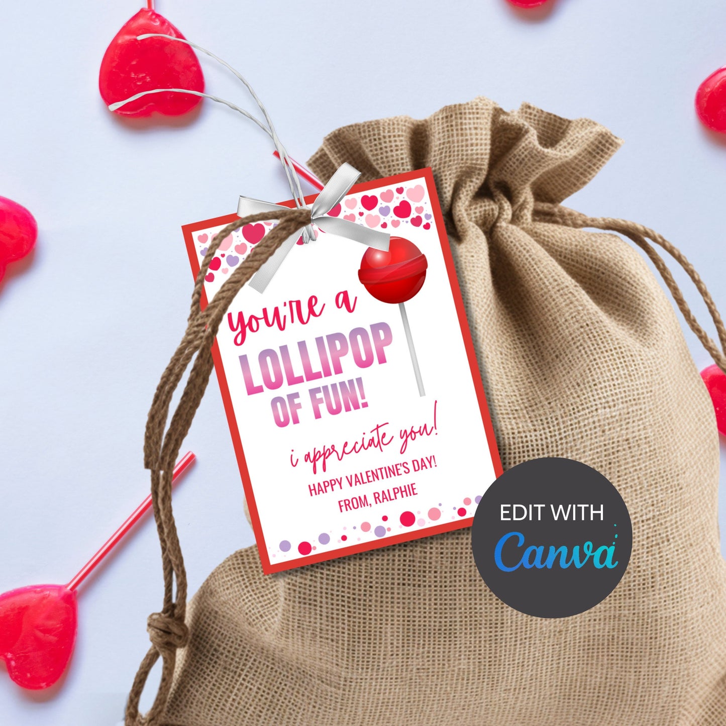 Sucker Valentine Tag , Lollipop Valentine Tag, School Tag, School Valentine, Printable Valentine, I'm A Sucker For You