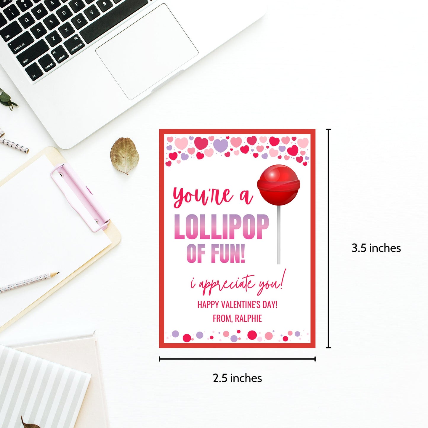 Sucker Valentine Tag , Lollipop Valentine Tag, School Tag, School Valentine, Printable Valentine, I'm A Sucker For You