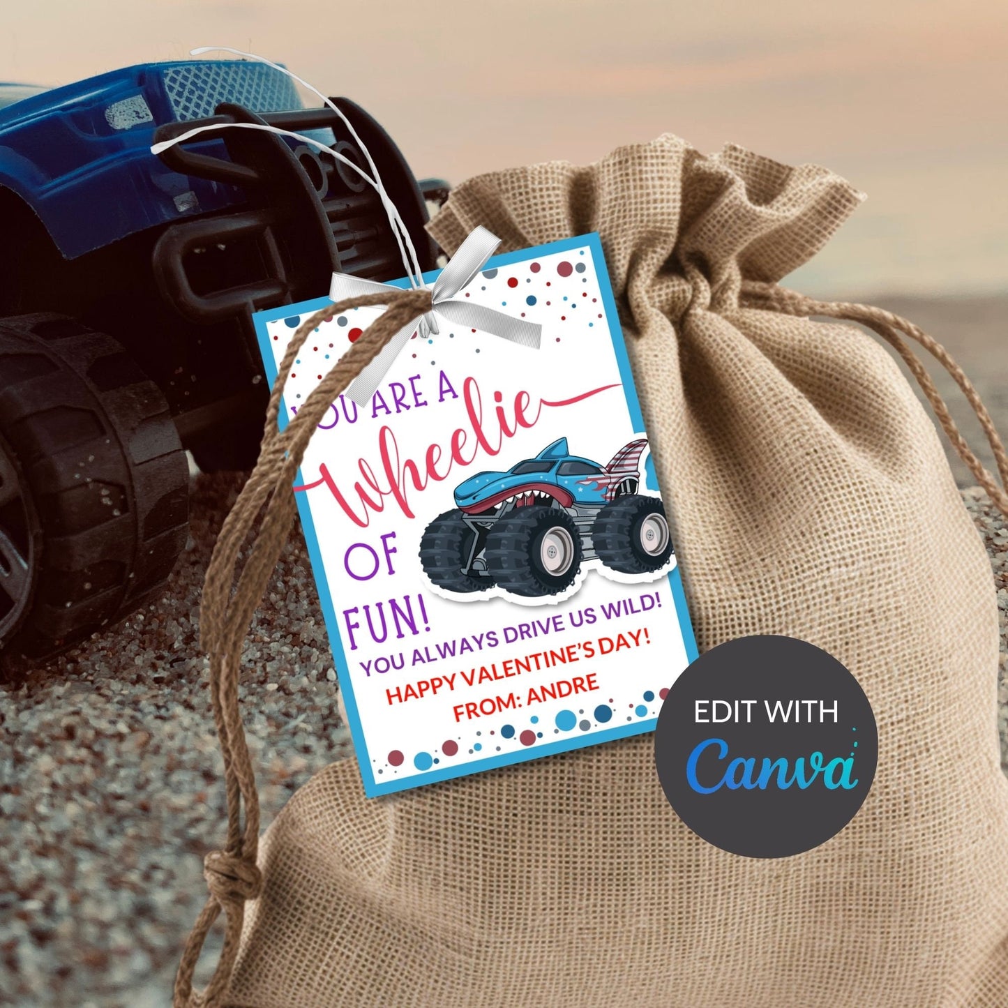 Boy Valentines | Car Valentines | Toddler Valentines | Gift Tag | Instant Download | Printable Valentine Tags | Hot Wheel Valentine
