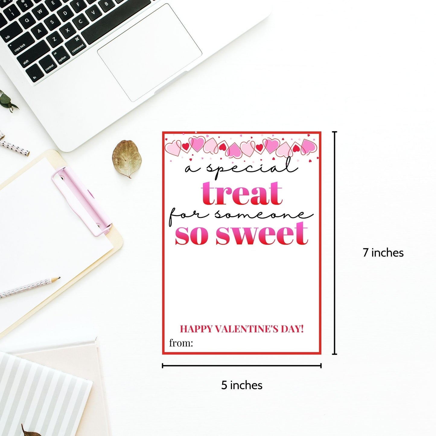 Valentine Candy Holder | Treat for Someone Sweet | Gift Card Holder Teacher Nurse PTA PTO Coworker | Special Treat