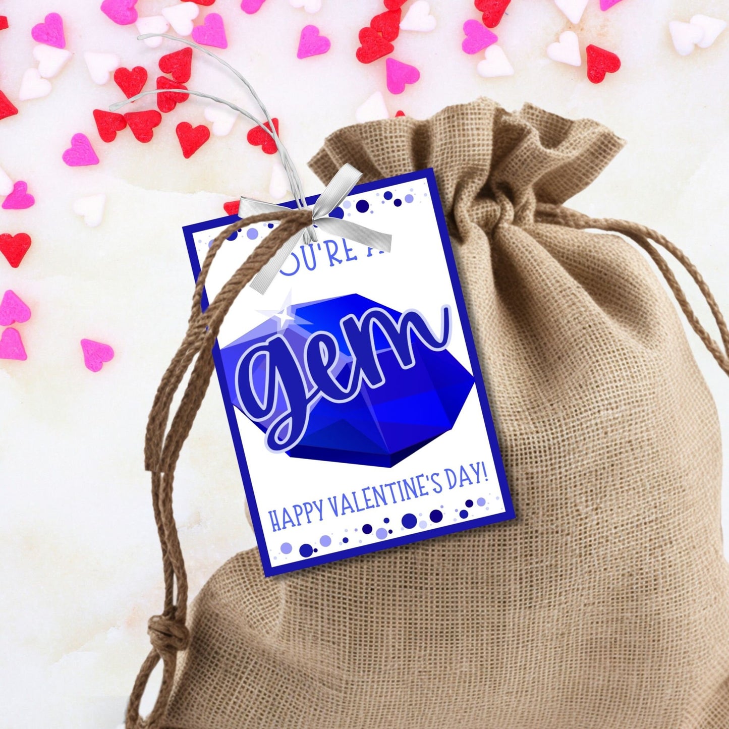 Ring Pop Gem Youre a Gem Valentines Printable Girl Boy | Kids Classmate Classroom Friend Valentine | Instant Download | Kids Valentines Card