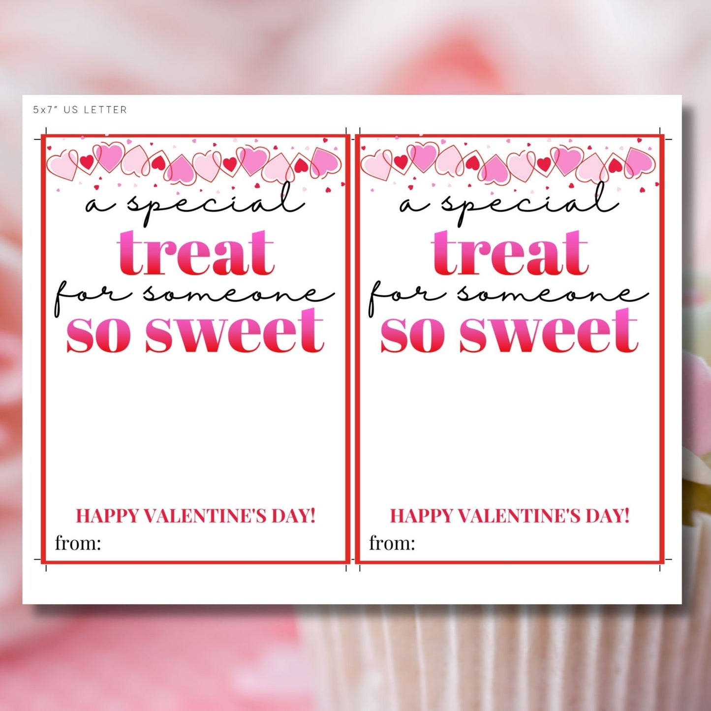 Valentine Candy Holder | Treat for Someone Sweet | Gift Card Holder Teacher Nurse PTA PTO Coworker | Special Treat