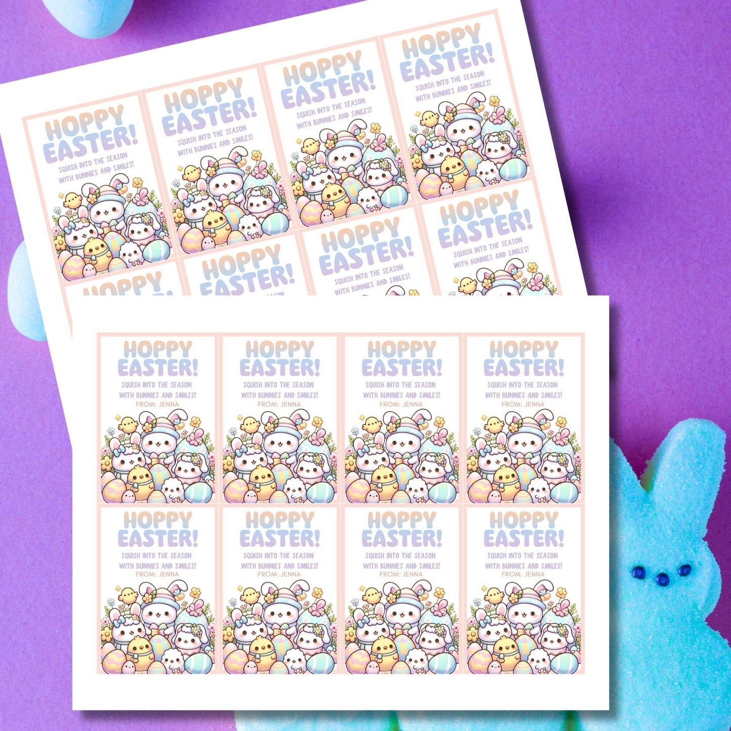 Easter Employee Appreciation Tags | Gift Tag | Editable Staff Survival Kit Tag | Such A Treat Working With You | Staff Appreciation