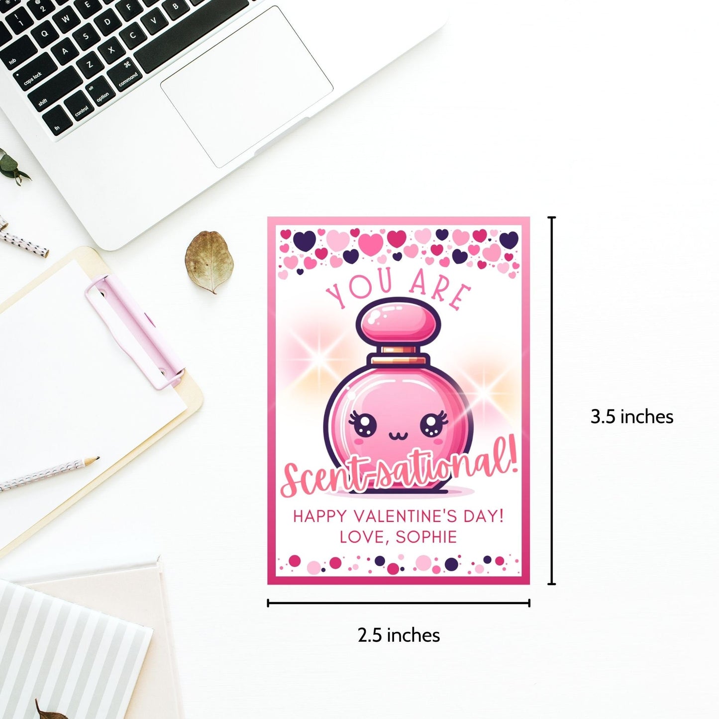 Scentsational Perfume Valentine Printable Tag | Perfume Gift | Mothers Day | Gift For Mom | Tween | Galentine | Appreciation | Bridal Shower