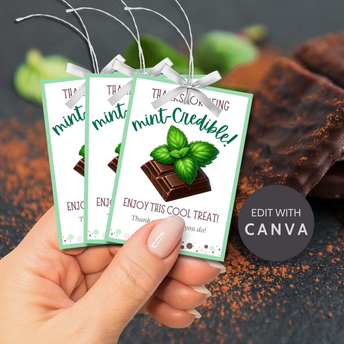Mint Chocolate Employee Appreciation Gift | Teacher Bus Driver Friend Coworker Staff Office Team Lender Broker Realtor Thank You Recognition