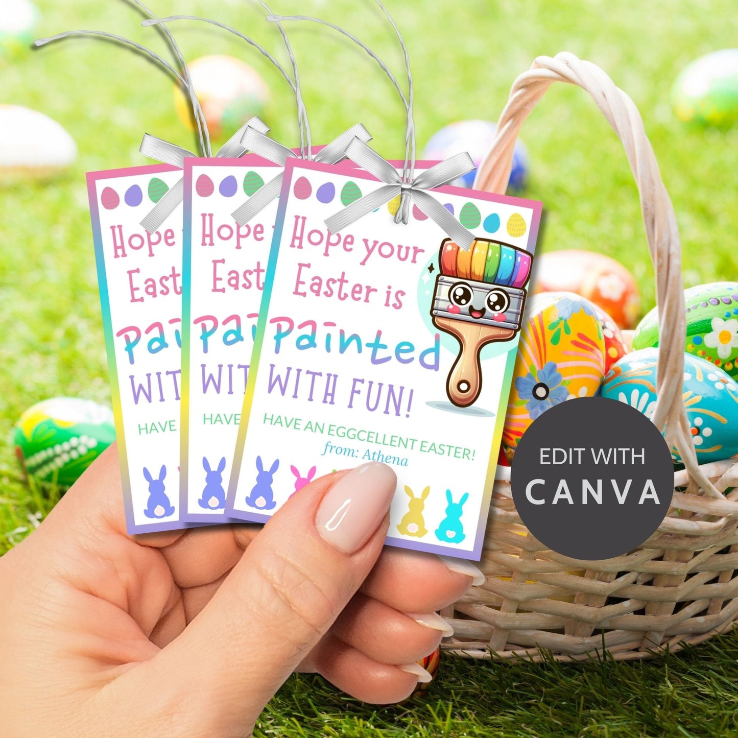 Easter Egg Paint Kit | Easter Egg Svg | Easter For Kids | Easter Basket Filler | Easter Diy | Personalized Paint Kit | Easter Basket Gift