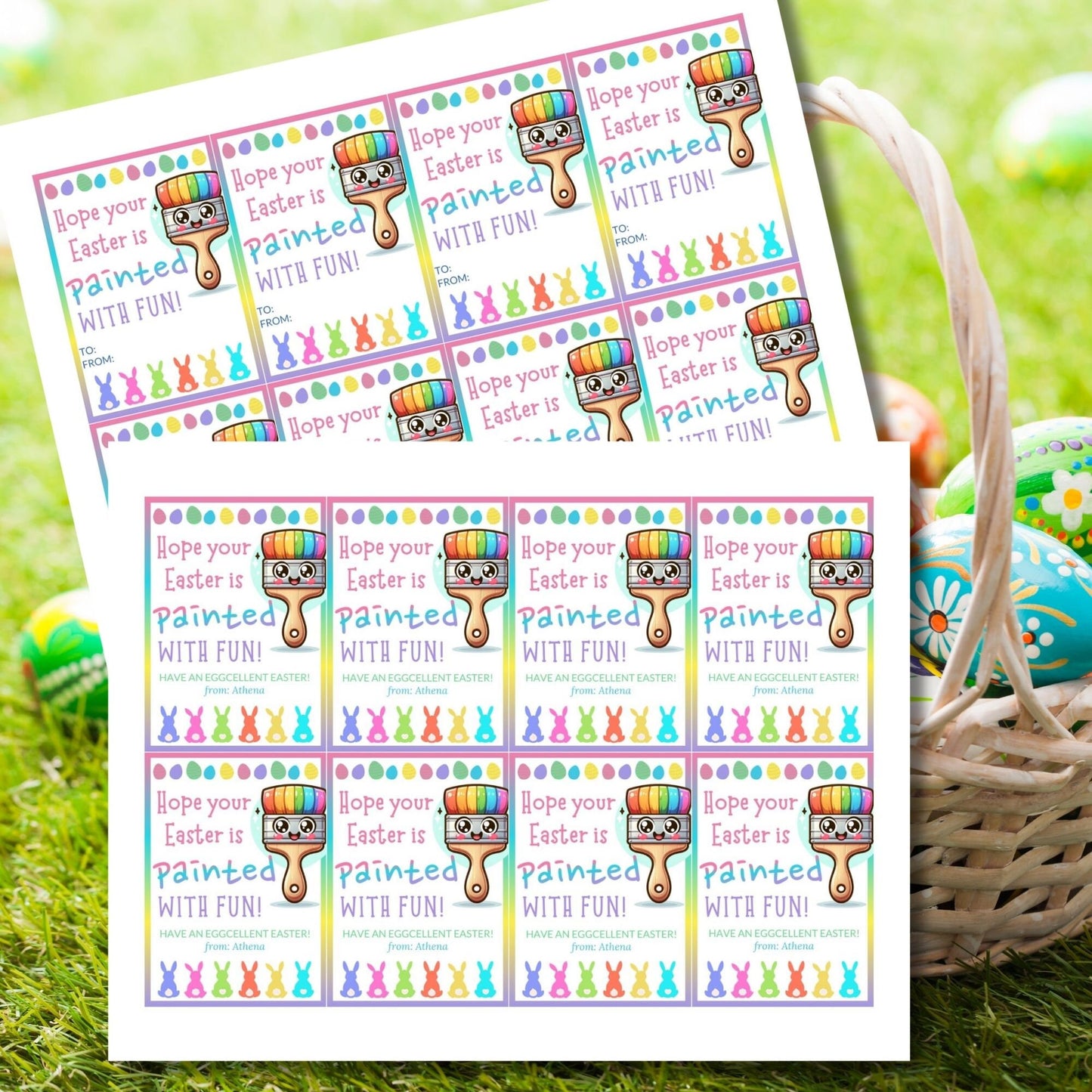 Easter Egg Paint Kit | Easter Egg Svg | Easter For Kids | Easter Basket Filler | Easter Diy | Personalized Paint Kit | Easter Basket Gift