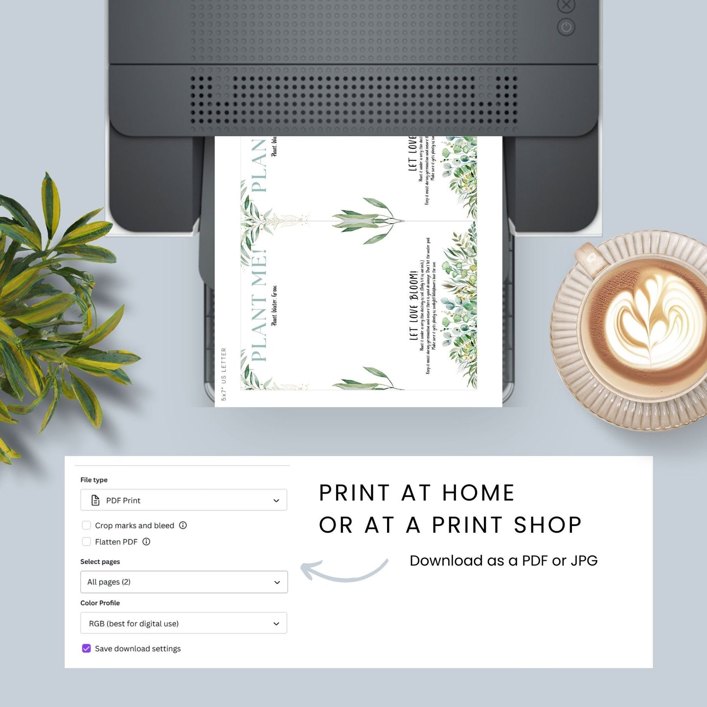 Plantable Wildflower Growing Paper Cards Seed Paper Wedding Stationery Wedding Party Favors Bridal Shower Funeral Memorial Plantable Packet