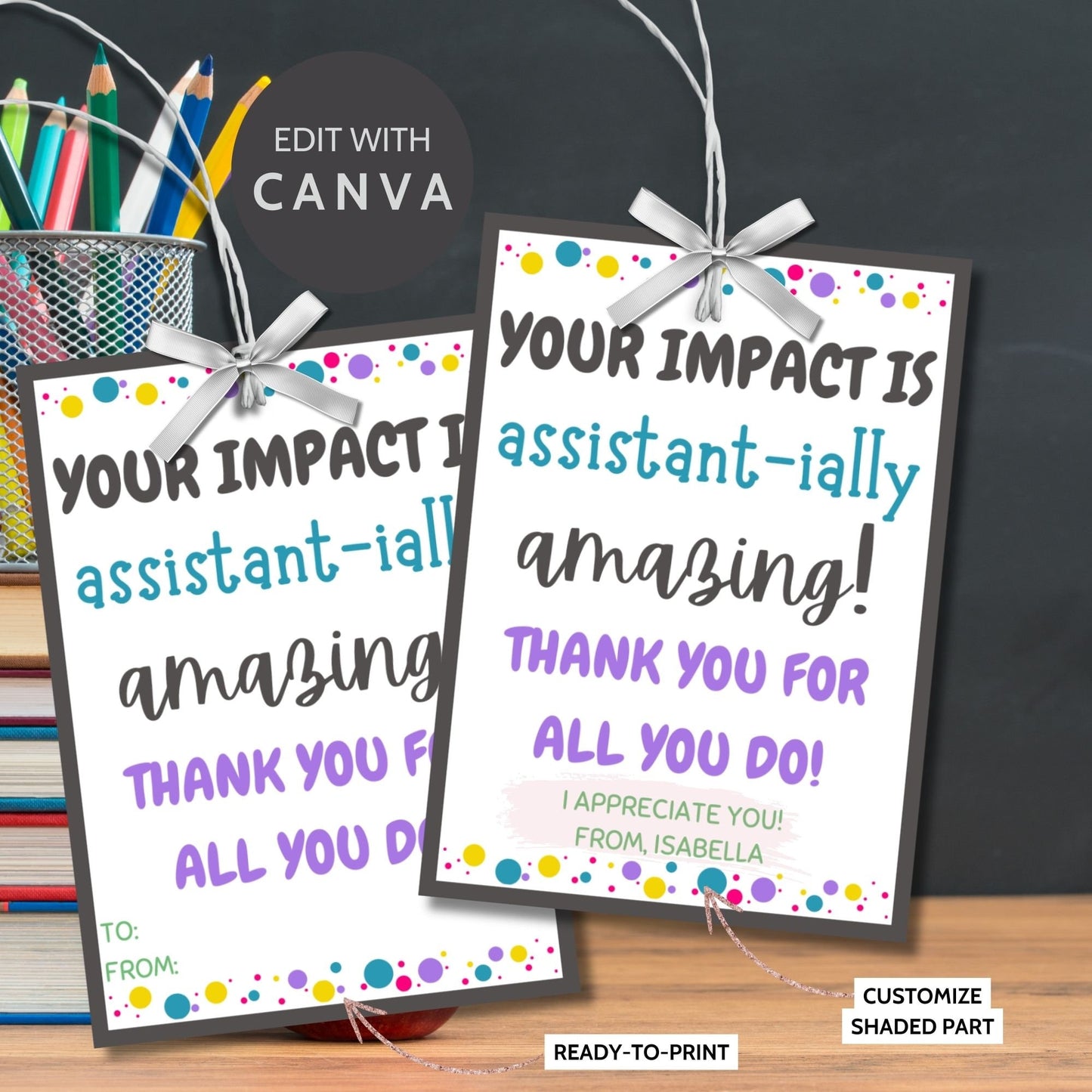 Teacher Gift | Assistant Principal Gift | Laptop Sticker | Educator Sticker | Assistant Principal Sticker | Water Bottle Sticker