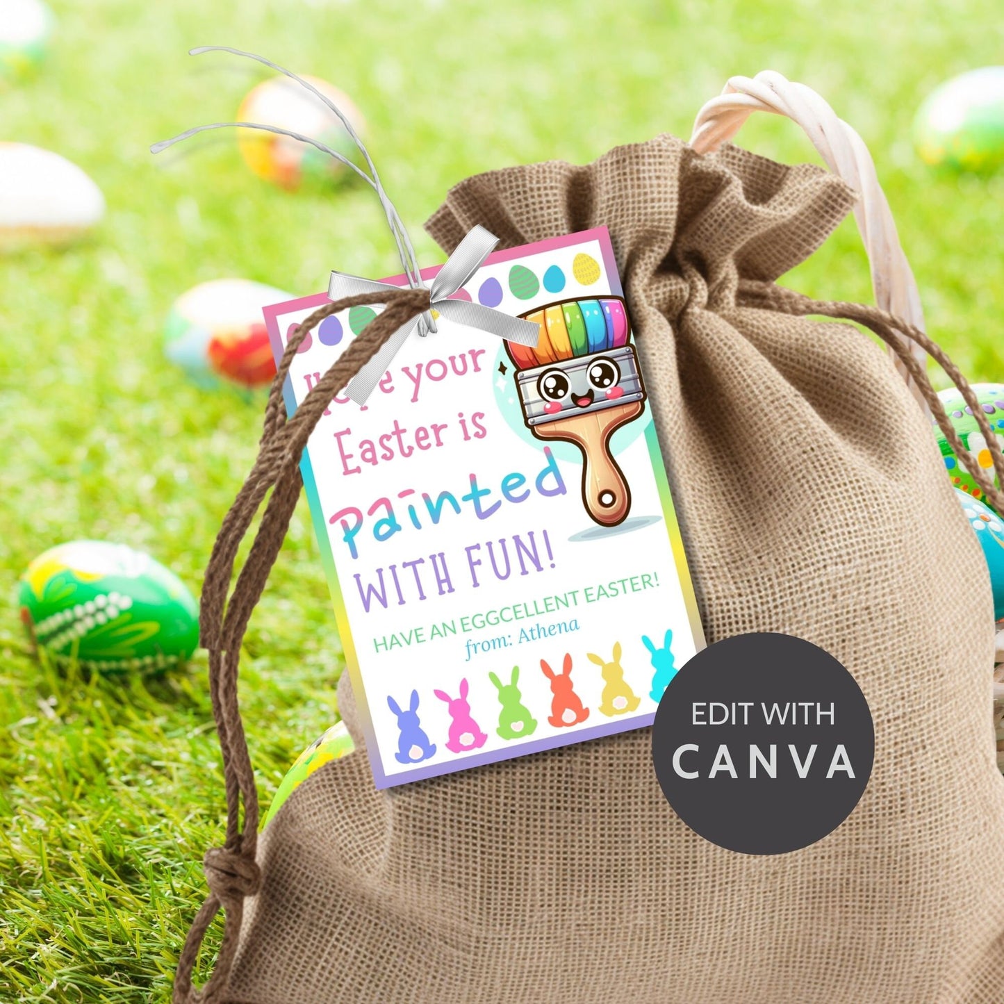 Easter Egg Paint Kit | Easter Egg Svg | Easter For Kids | Easter Basket Filler | Easter Diy | Personalized Paint Kit | Easter Basket Gift