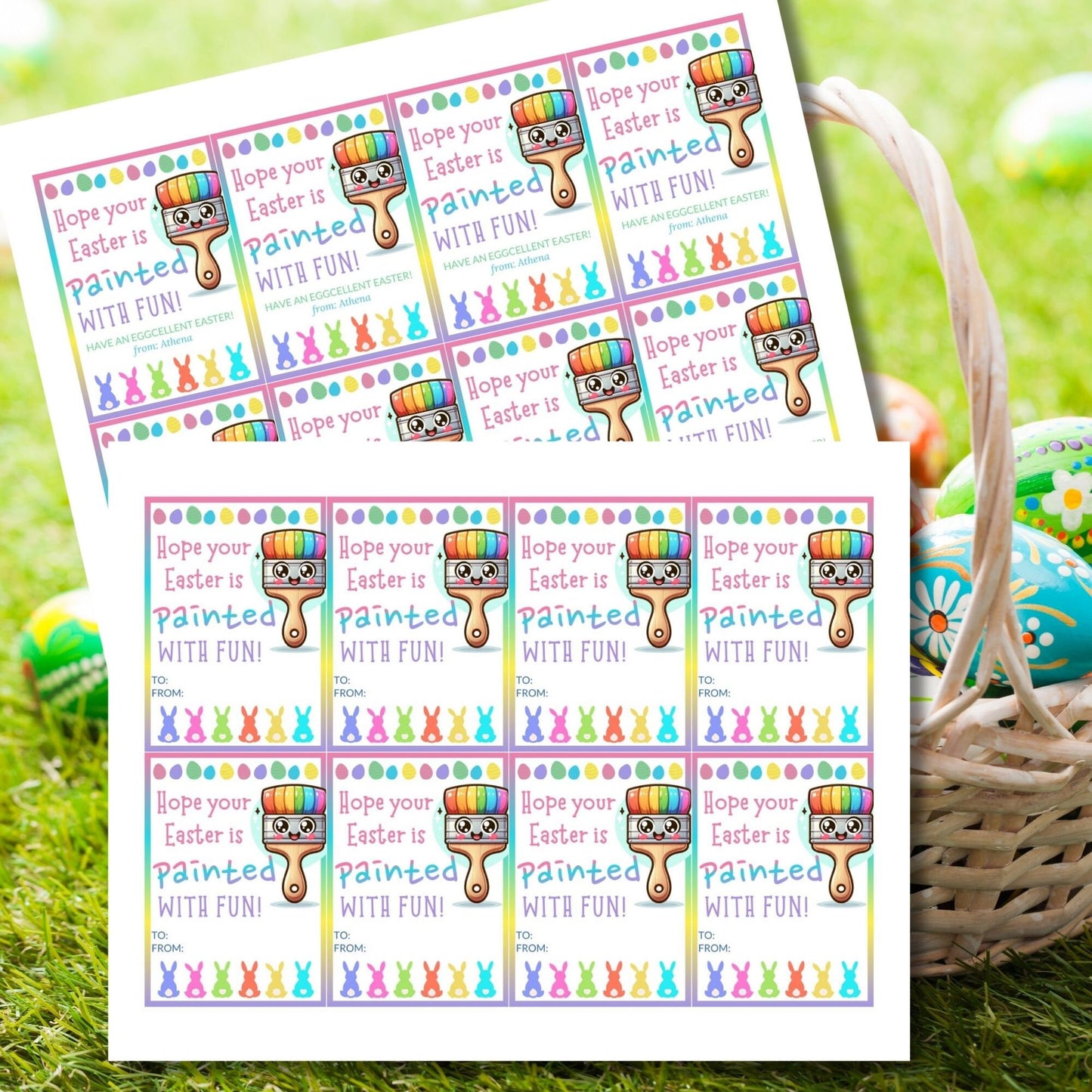 Easter Egg Paint Kit | Easter Egg Svg | Easter For Kids | Easter Basket Filler | Easter Diy | Personalized Paint Kit | Easter Basket Gift