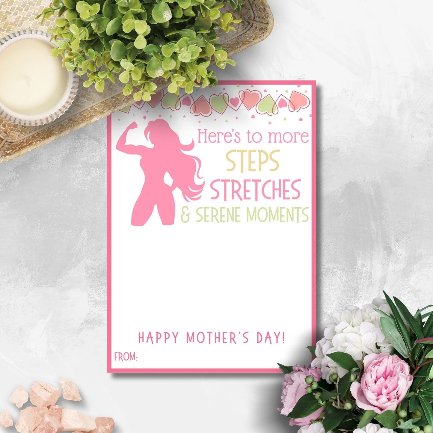 Mothers Day Gift Gift Card Holder Health Buff Fitness Gym Membership Gift Card Gift for Mom Admin Day Teacher Sis Girlfriend Dog Mom