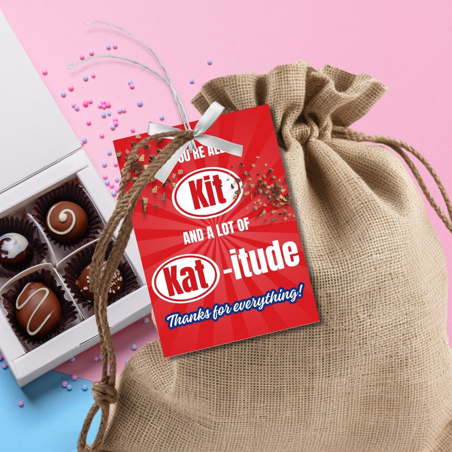 32 Printable and editable snack and candy treat tags for employees. Features appreciation messages, customizable text, and a ready-to-print PDF format.