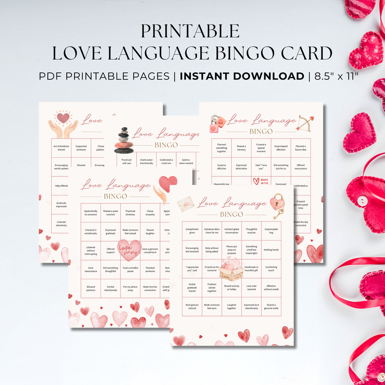 Valentine's Day Bingo Cards