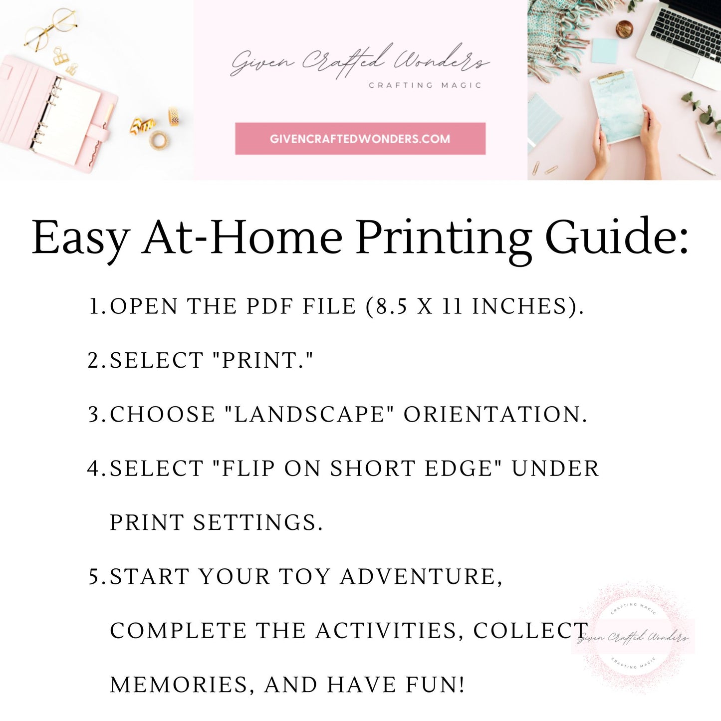 Toy Adventure Passport Printable Activity Book for Kids | Adventure Journal, Scavenger Hunt, Travel Activity, Imagination Workbook, Instant Download