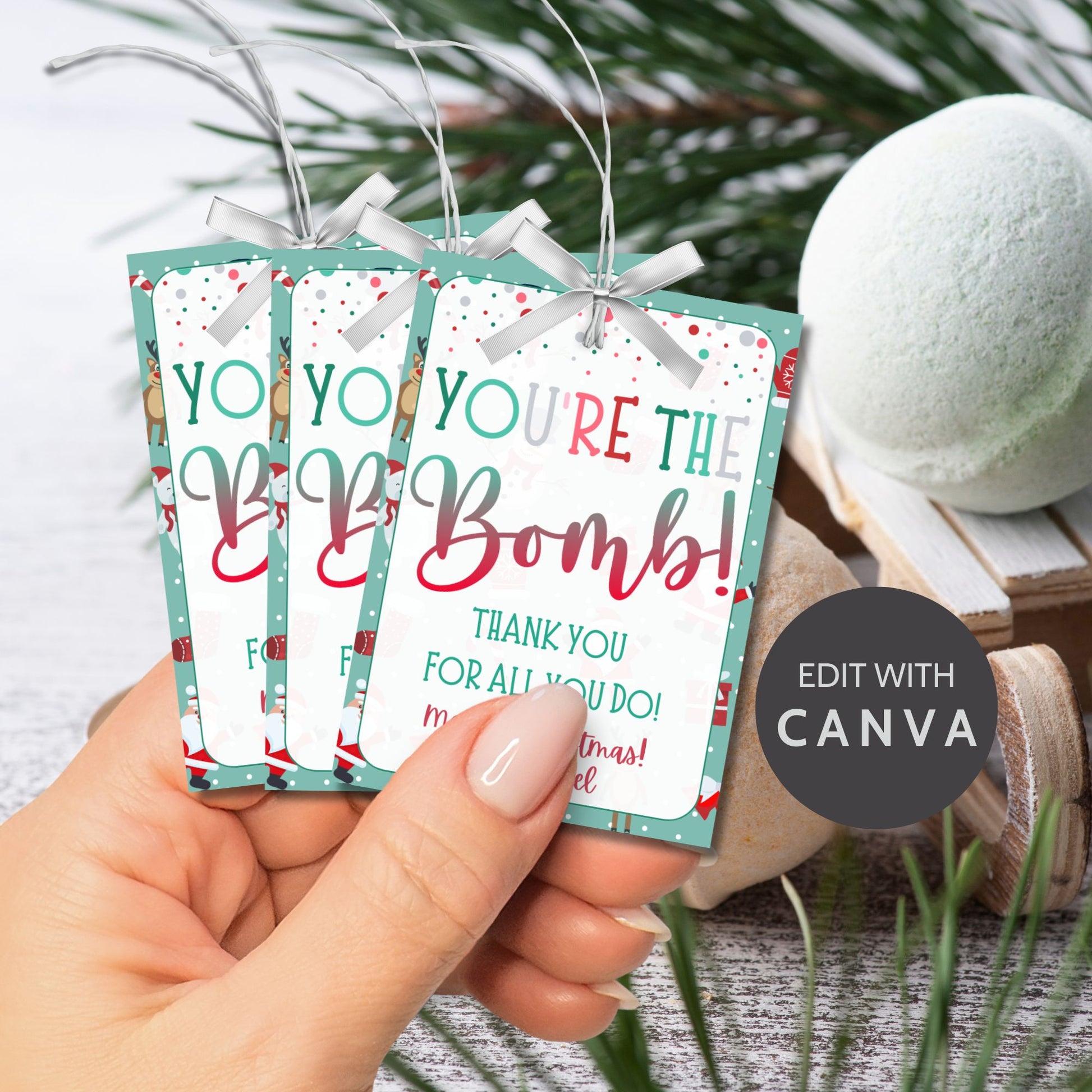 You're the Bomb Gift Tags | Printable & Editable Holiday Choco Bath Bo – Given Crafted Wonders you-re-the-bomb-gift-tags-printable-editable-holiday-choco-bath-bo-given-crafted-wonders
