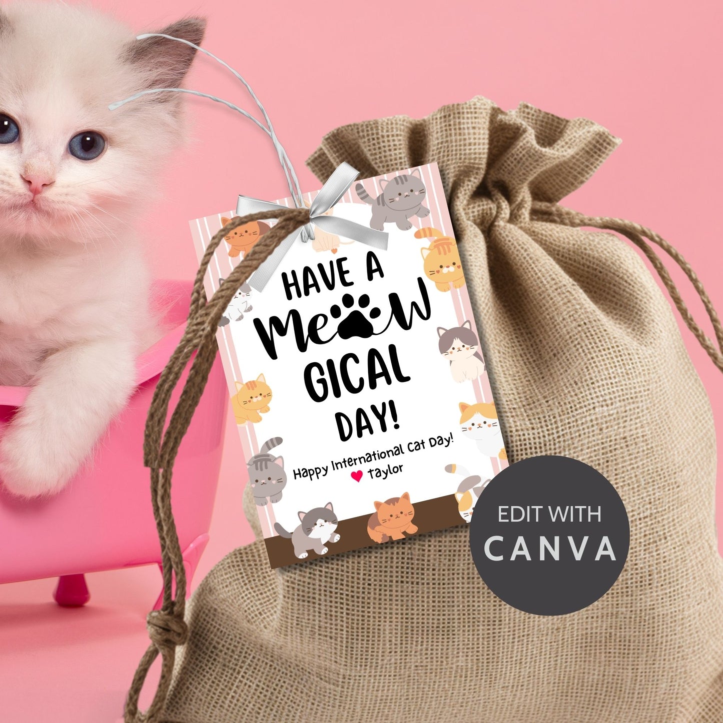 Have a Meowgical Day | Editable Cat Day Gift Tags | Printable Customiz – Given Crafted Wonders have-a-meowgical-day-editable-cat-day-gift-tags-printable-customiz-given-crafted-wonders