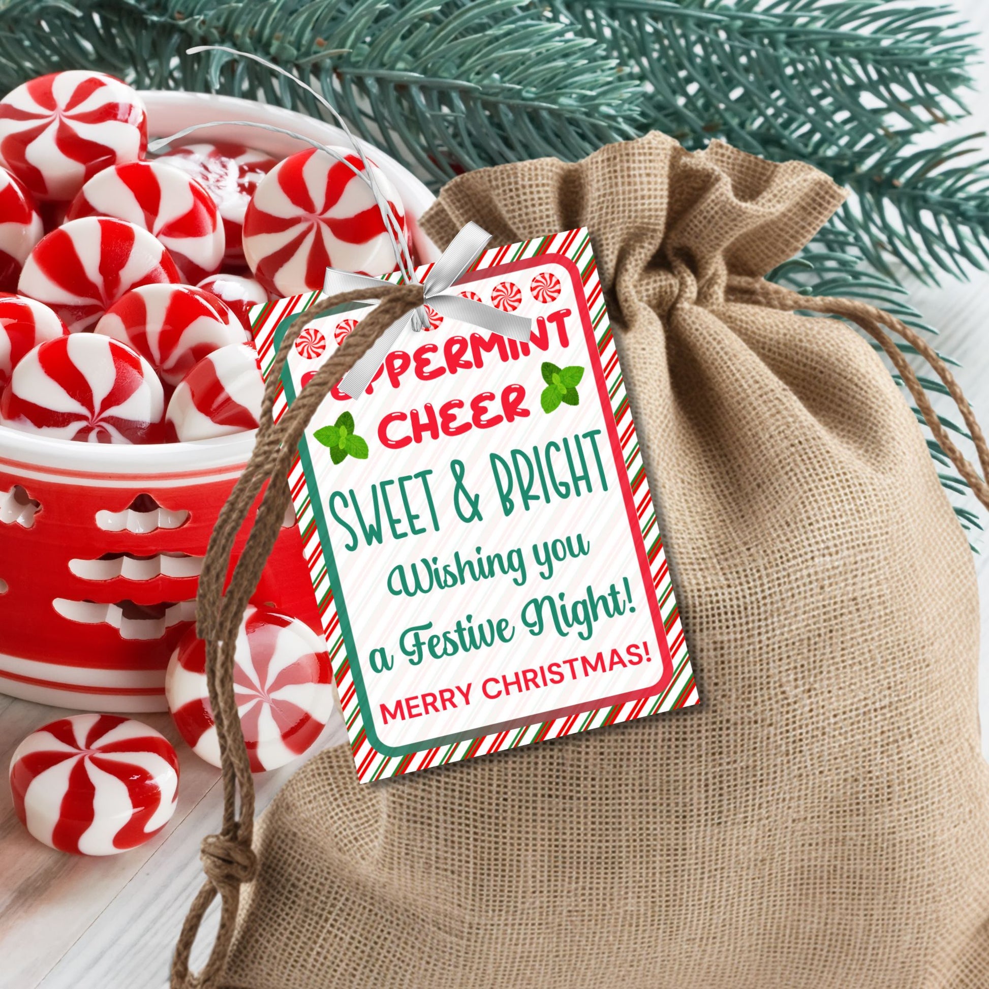 printable-editable-christmas-gift-tags-peppermint-cheer-sweet-b-given-crafted-wonders for Candy Cane Gift Tag Free Printable Printable & Editable Christmas Gift Tags – Peppermint Cheer, Sweet & B – Given Crafted Wonders for Candy Cane Gift Tag Free Printable