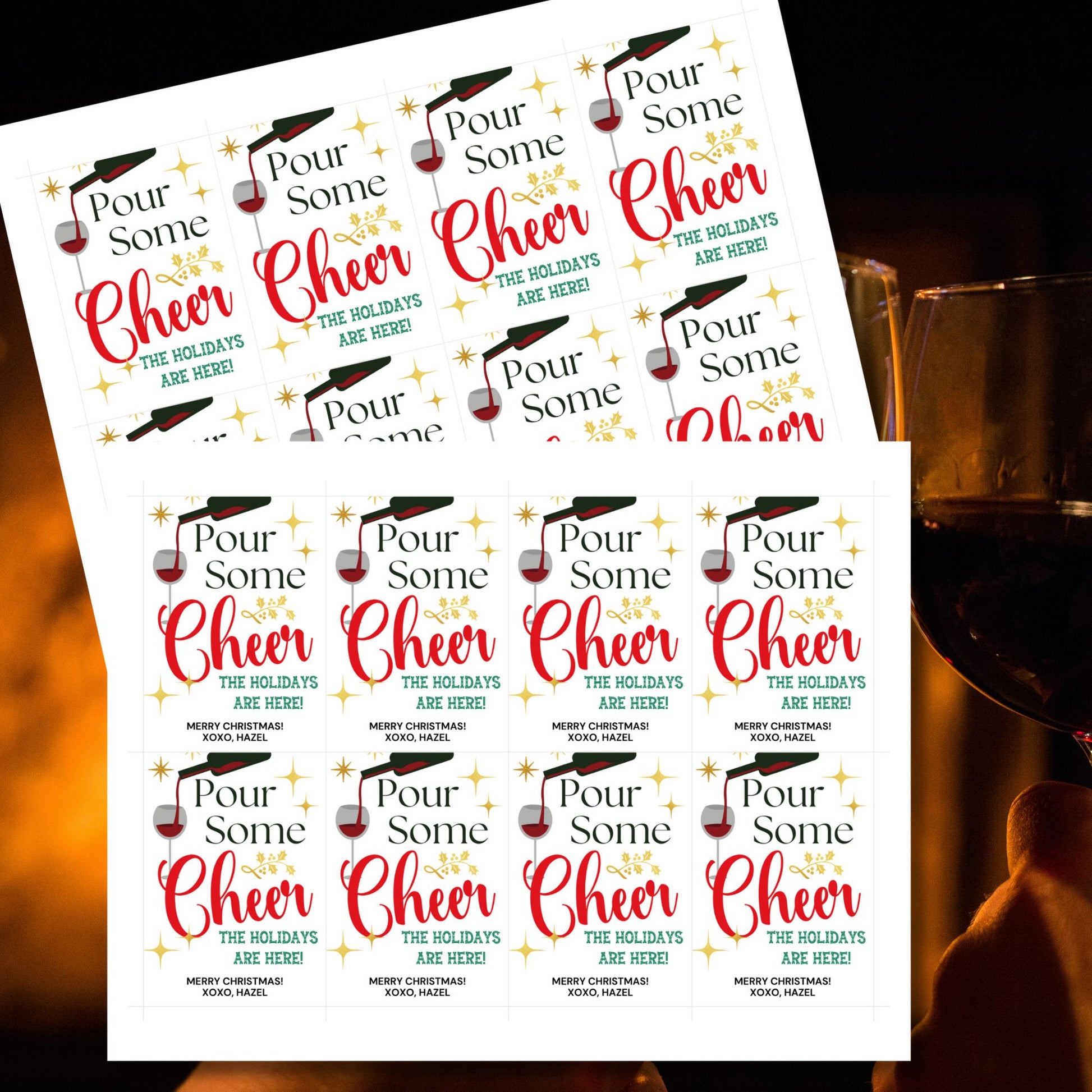 Pour Some Cheer - Festive Wine Gift Tags for Christmas | Printable & E – Given Crafted Wonders pour-some-cheer-festive-wine-gift-tags-for-christmas-printable-e-given-crafted-wonders