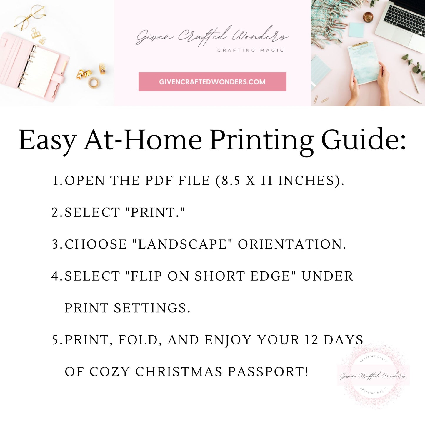 12 Days of Cozy Christmas Passport Printable | Cozy Holiday Journal | Mindful Winter Reflection Planner | 40-Page Hygge Christmas Activity Book