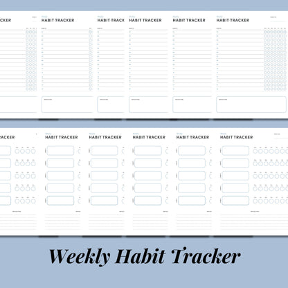 Weekly Habit Tracker Printable: Reach Your Goals with Ease