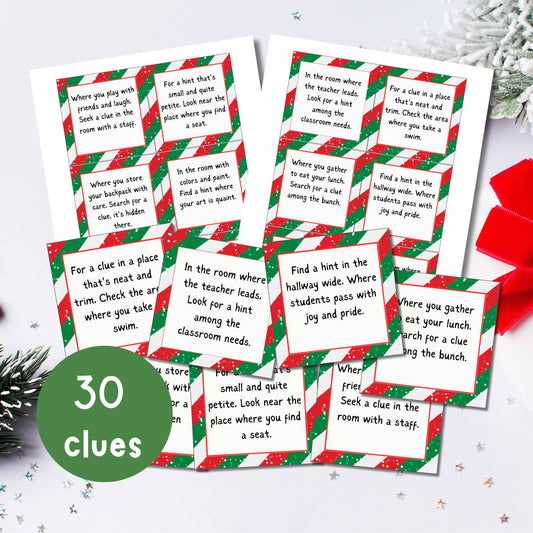 Ultimate Christmas Scavenger Hunt for Kids and Teens - 30 Fun and Festive Questions for Unforgettable Holiday Adventures - School