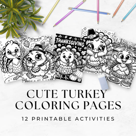 Thanksgiving Activity | Coloring Page | Thanksgiving Coloring Sheets | Thanksgiving Printables | Instant Download