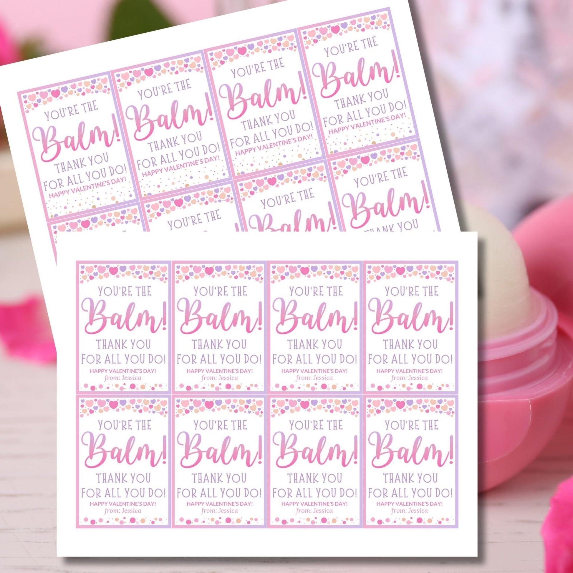 Lip Balm Valentine Printable Youre The Balm | Balm Chapstick Body Balm | Thank You | Teacher Friend Coworker Nurse – Given Crafted Wonders lip-balm-valentine-printable-youre-the-balm-balm-chapstick-body-balm-thank-you-teacher-friend-coworker-nurse-given-crafted-wonders