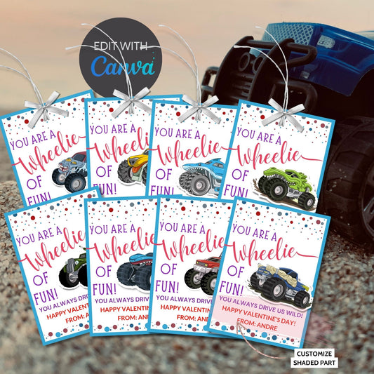 Boy Valentines | Car Valentines | Toddler Valentines | Gift Tag | Instant Download | Printable Valentine Tags | Hot Wheel Valentine