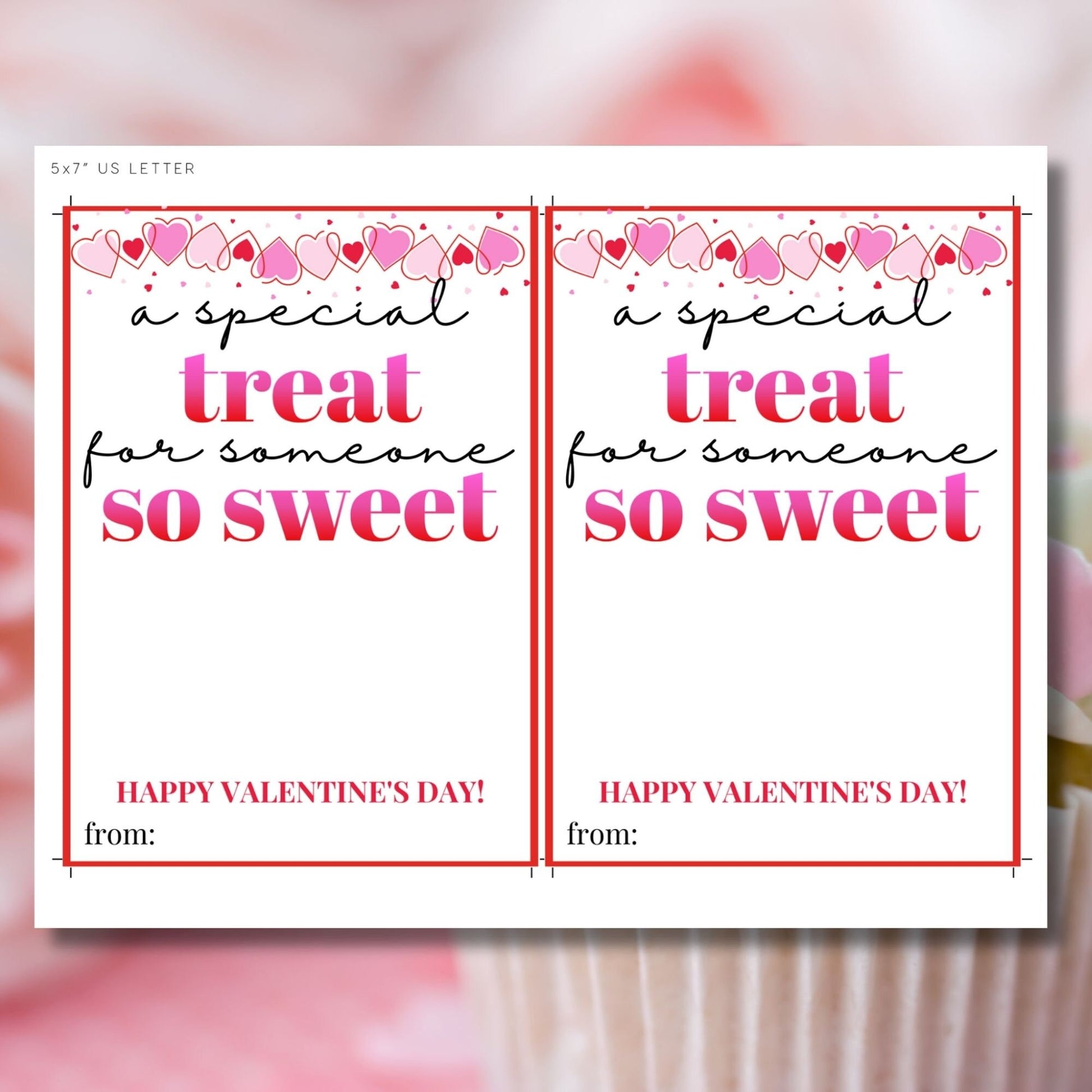 Valentine Sweet Treat Someone Sweet Gift Card Holder | Thanks a Latte | Teacher Nurse PTA PTO Coworker | Bundle Gift Card Holder