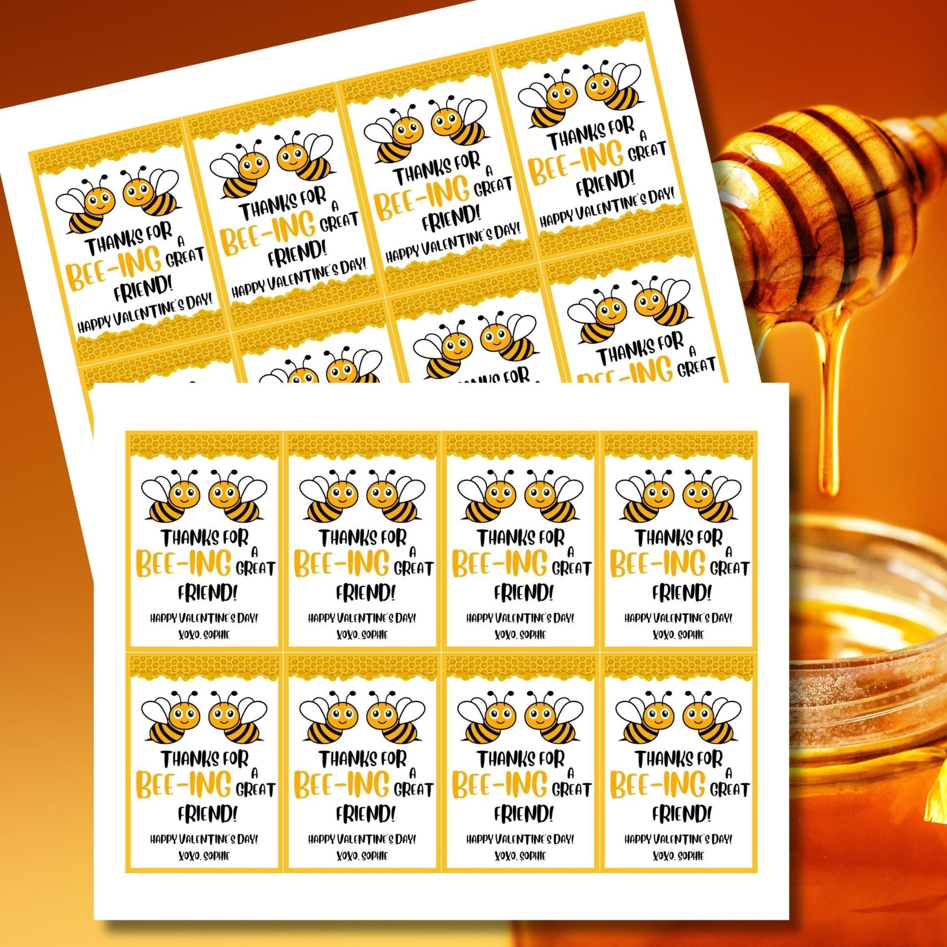 bee-valentine-printable-editable-tag-thanks-for-beeing-a-great-friend-teacher-mentor-nurse-client-sister-boss-kid-cute-pun-tag-bumblebee-given-crafted-wonders for 2 Sister Bees Free Printables Bee Valentine Printable Editable Tag Thanks for Beeing A Great Friend Teacher Mentor Nurse Client Sister Boss | Kid Cute Pun Tag | Bumblebee – Given Crafted Wonders for 2 Sister Bees Free Printables