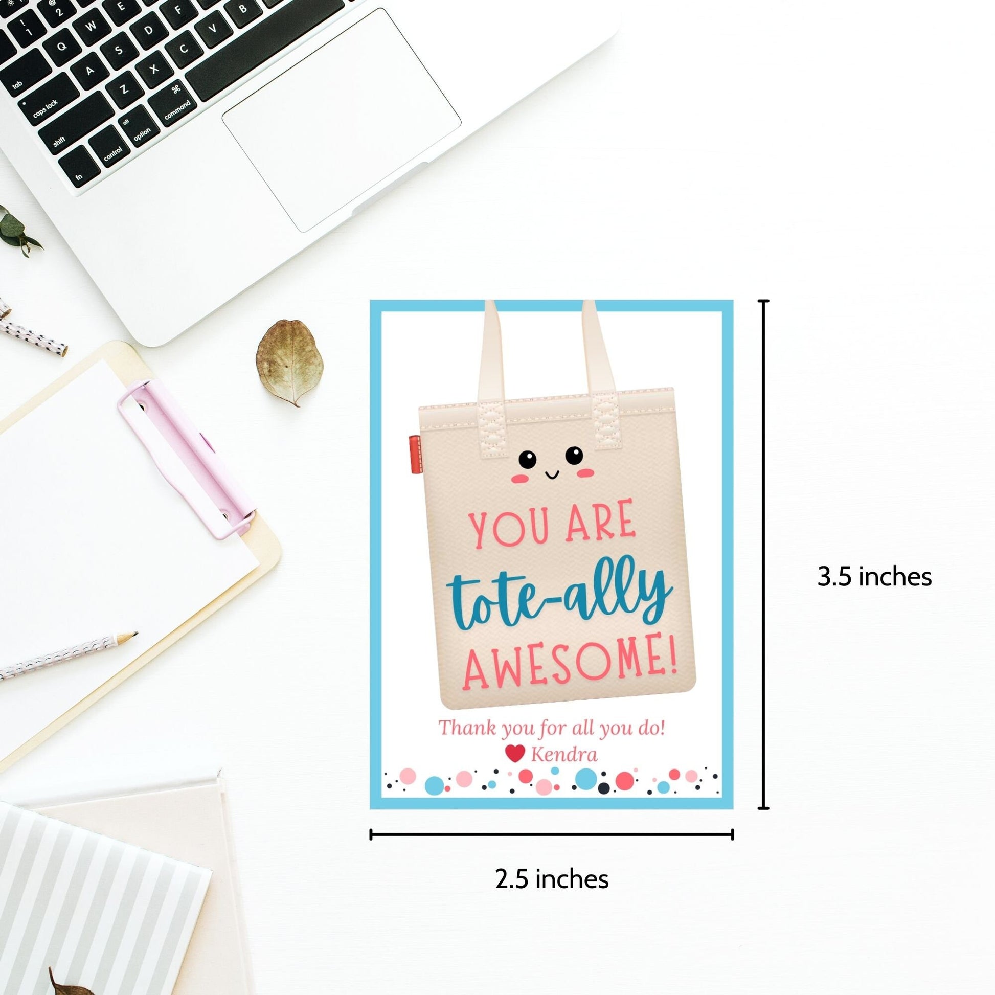 Custom Tote Bags Employee Appreciation Tag | Employee Teacher Bus Driver Friend Coworker Staff Office Team Recognition | Lunch Bags Custom