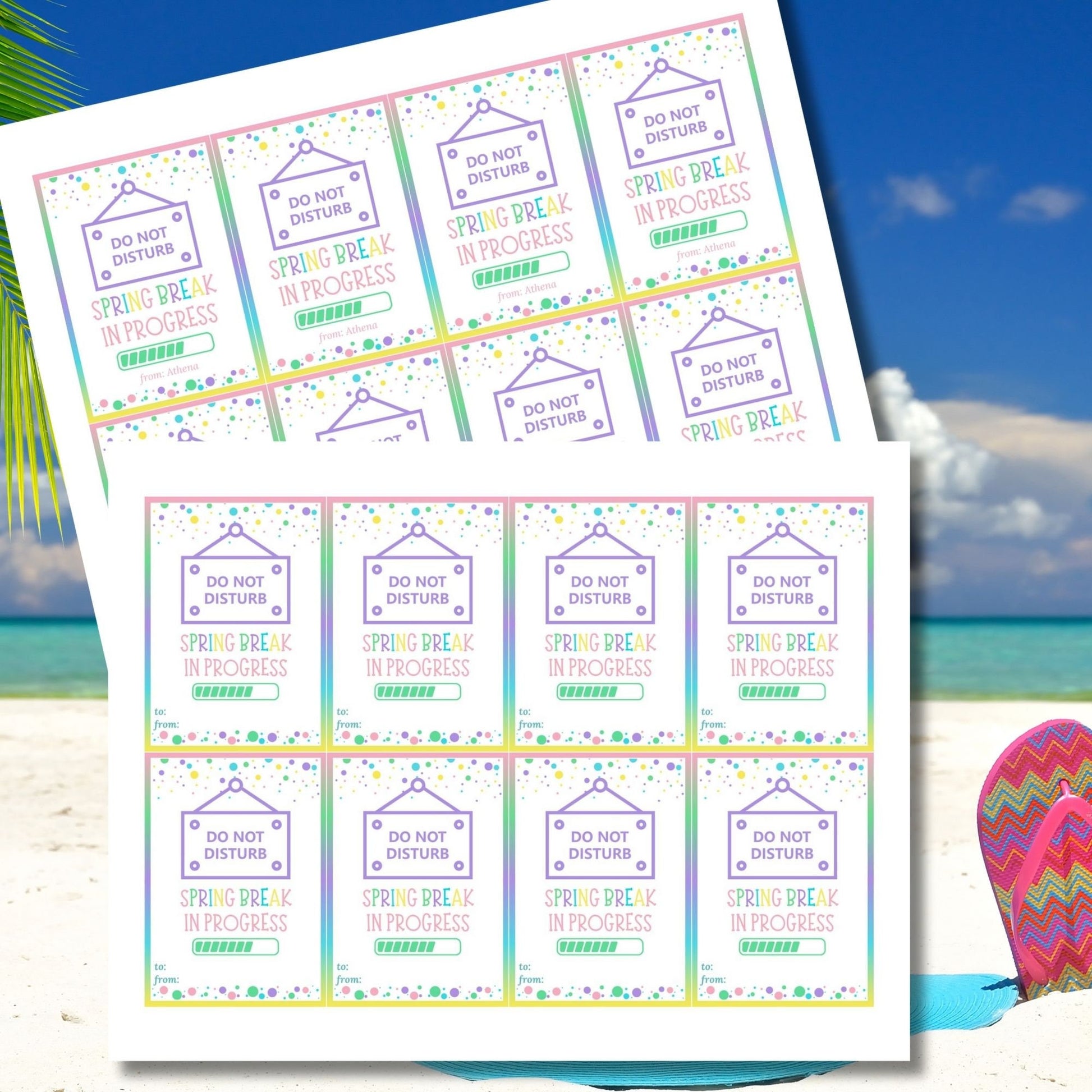 Teacher Gift Tag | Schools Out | Spring Break | Student Gift Ideas | No School | Field Trip Sticker | Spring Relaxation Tag | Relax Unwind