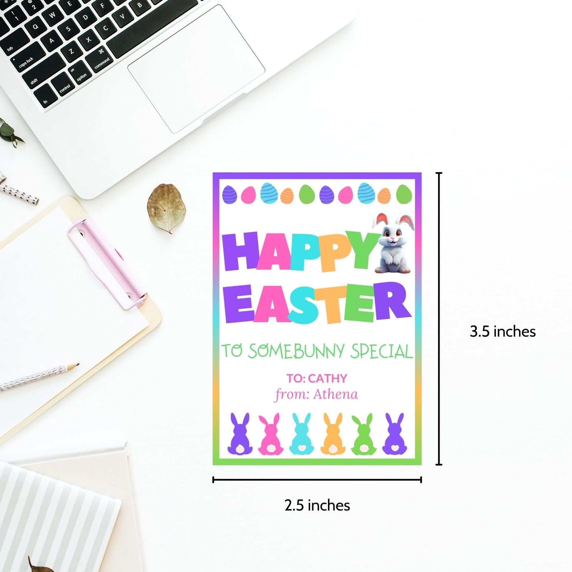 Printable Easter Gift Tags Classroom Coworker Staff Employee Favor Marshmallow Peeps Easter Gifts Kids Student Easter Sticker Easter Tag