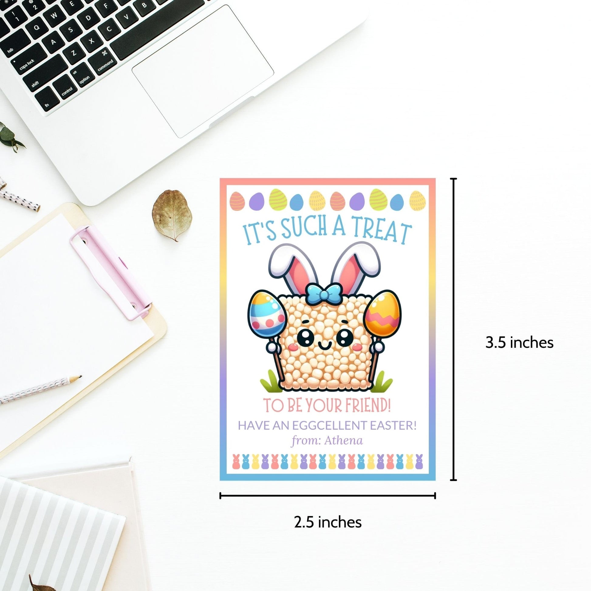 Easter Basket Stuffers | Basket Easter Sunday | Rice Krispy Treats | Egg Hunt | Chip Bag Template | Snack Bar | Kids Classroom Student Treat