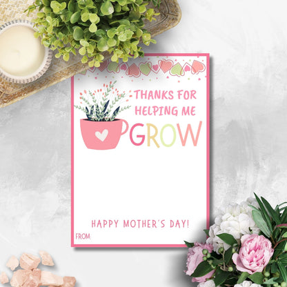 Mothers Day Gift Gift Card Holder Plant Lover Mom Green Thumb Mom Gift Card Gift for Mom Admin Day Teacher Sister Girlfriend Dog Mom