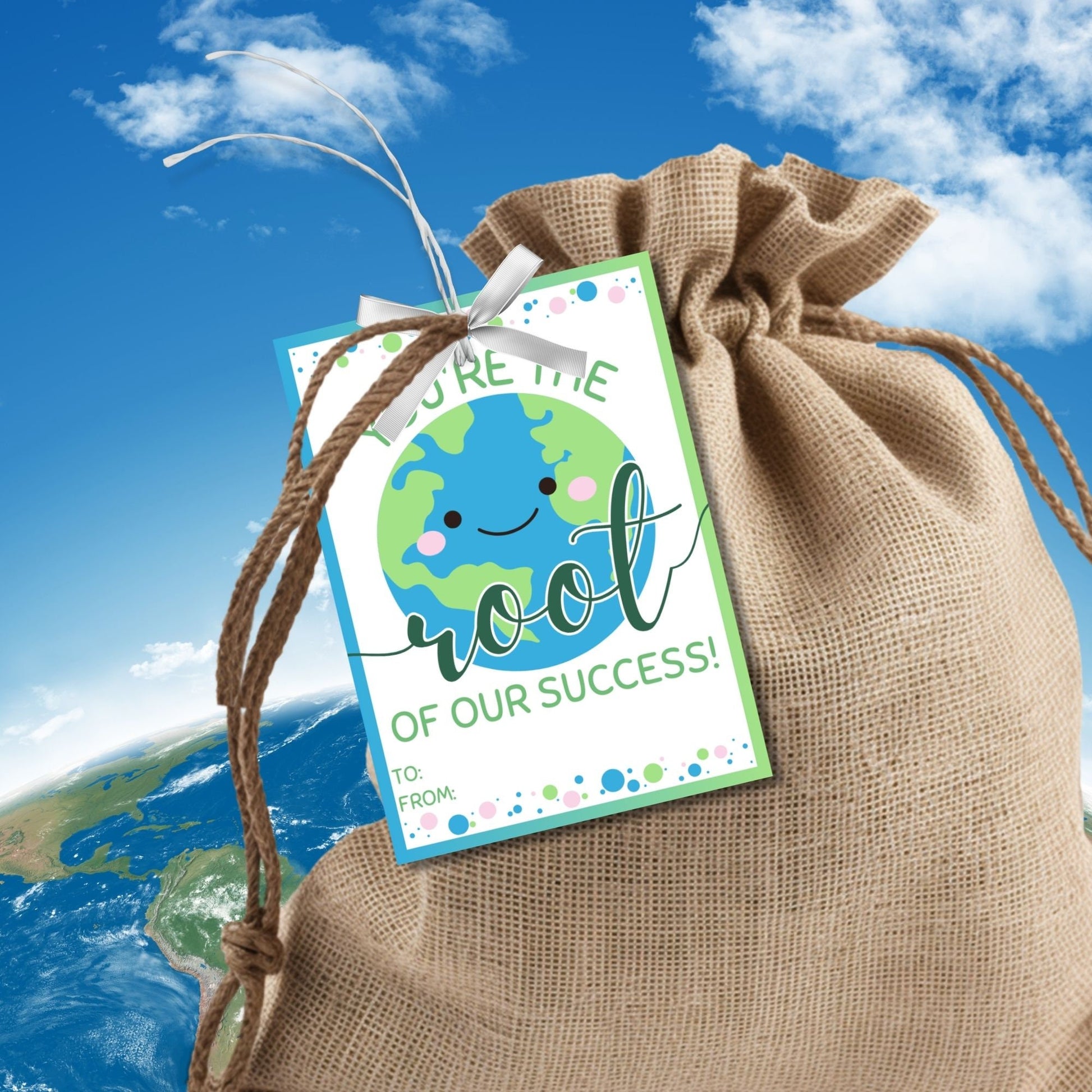 Happy Earth Day Tag | Earth Gift Tags | Earth Day Favor Tags | Earth Day Decor | Party Favors