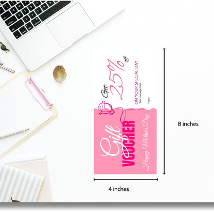 Gift Certificate Template Printable | Personalized Mothers Day Coupon | Editable Voucher | Instant Download | Client Customer Teacher Staff