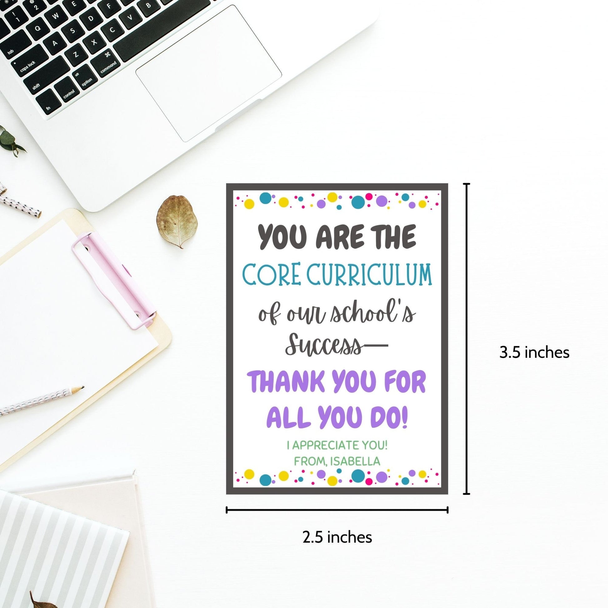 Teacher Gift | Assistant Principal Gift | Assistant Admin | Laptop Sticker Educator Sticker Assistant Principal Sticker Water Bottle Sticker