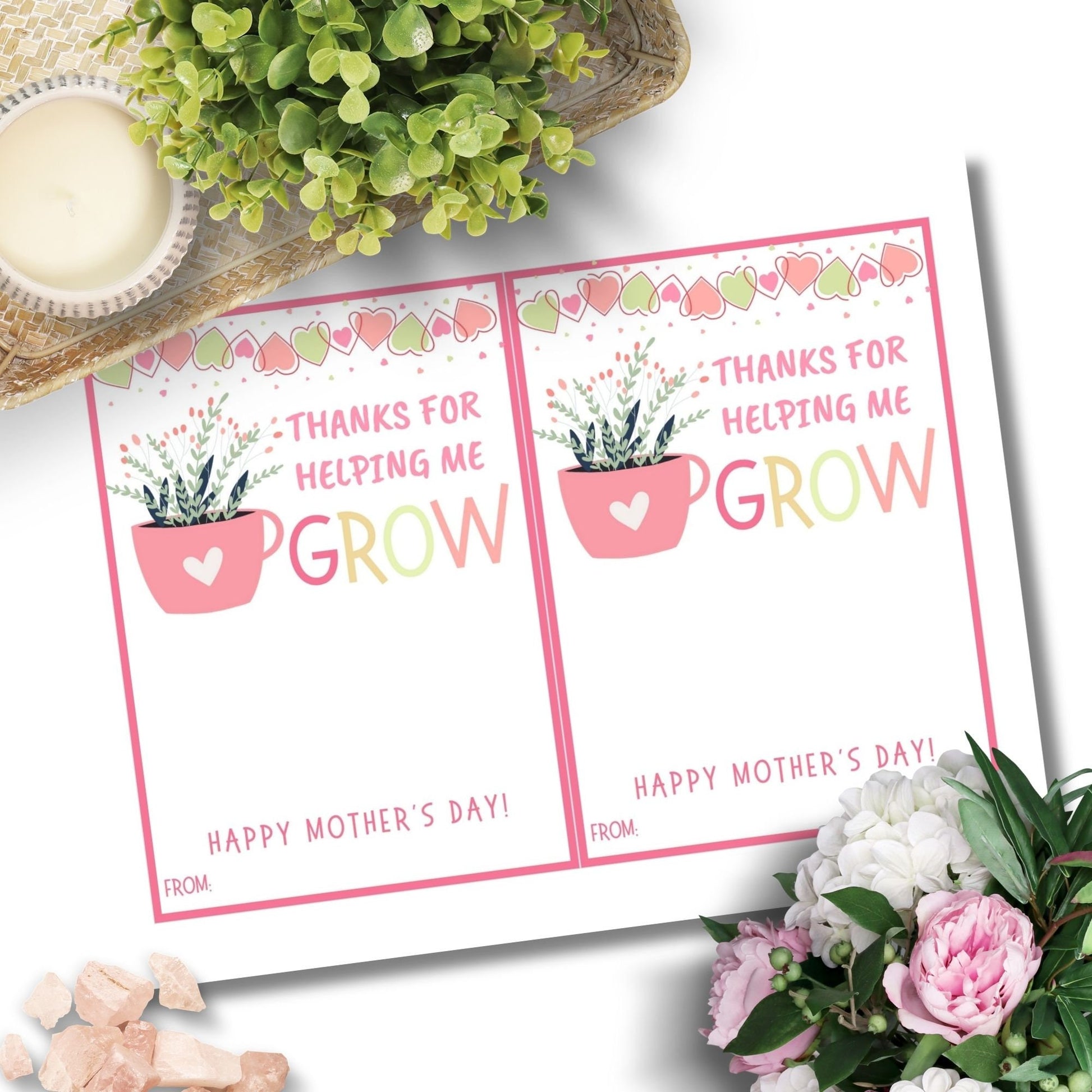 Mothers Day Gift Gift Card Holder Plant Lover Mom Green Thumb Mom Gift Card Gift for Mom Admin Day Teacher Sister Girlfriend Dog Mom