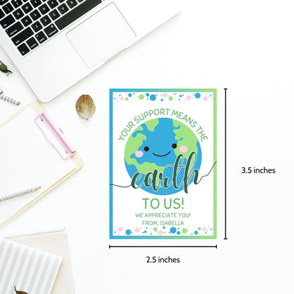 Happy Earth Day Tag | Earth Gift Tags | Earth Day Favor Tags | Earth Day Decor | Party Favors