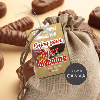 Farewell Twix candy tags reading Its been sweet knowing you! Enjoy your Twix-t adventure, perfect for teachers, staff, employees, bus drivers. Printable and editable for personalized goodbyes. Download and print for heartfelt appreciation gifts.